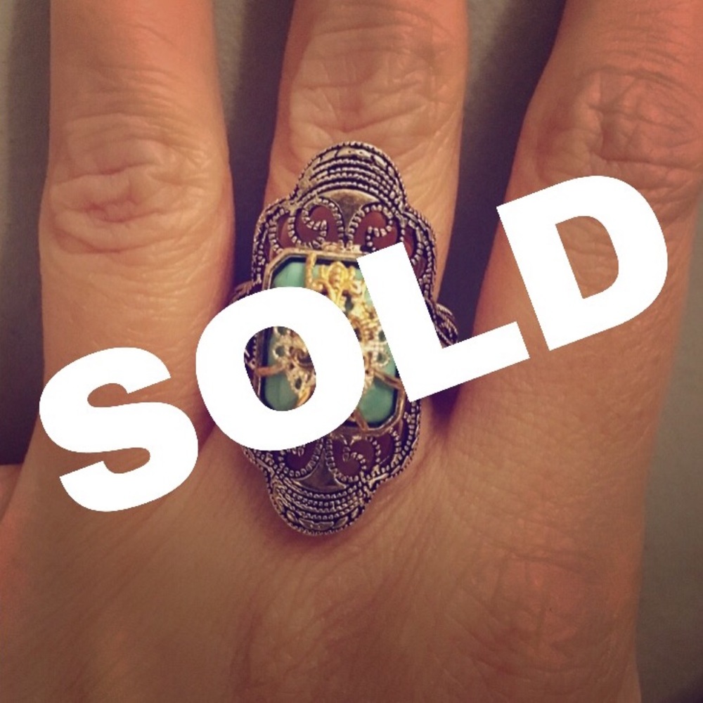 Silver European Insect Ring